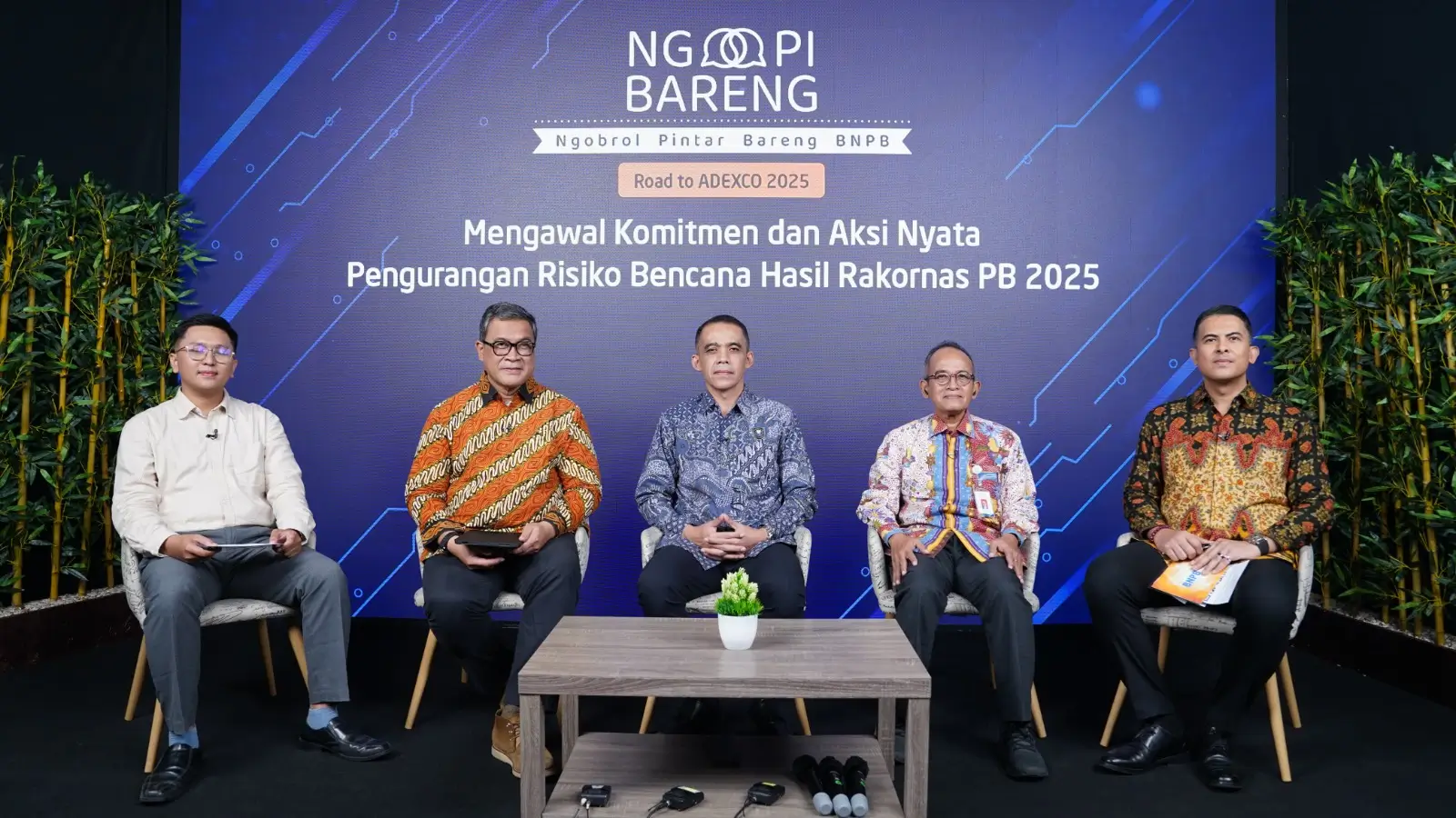 Mengawal Komitmen dan Langkah Nyata Atasi Banjir dan Tanah Longsor: Hasil Rakornas PB 2025 Dibahas di “Ngopi Bareng BNPB”